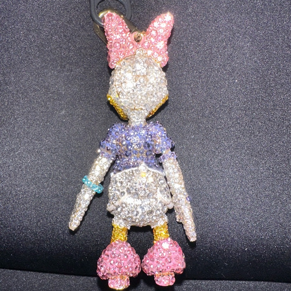 Disney Daisy Duck Classic Pavé Bag Charm - Picture 3 of 4